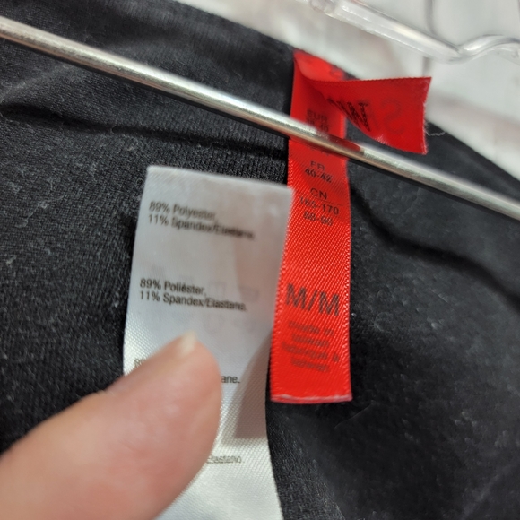 Spanx Shaping Women's Black Poly/Spandex Knit Leggings Pants Zip Pocket Size Med - Picture 7 of 9